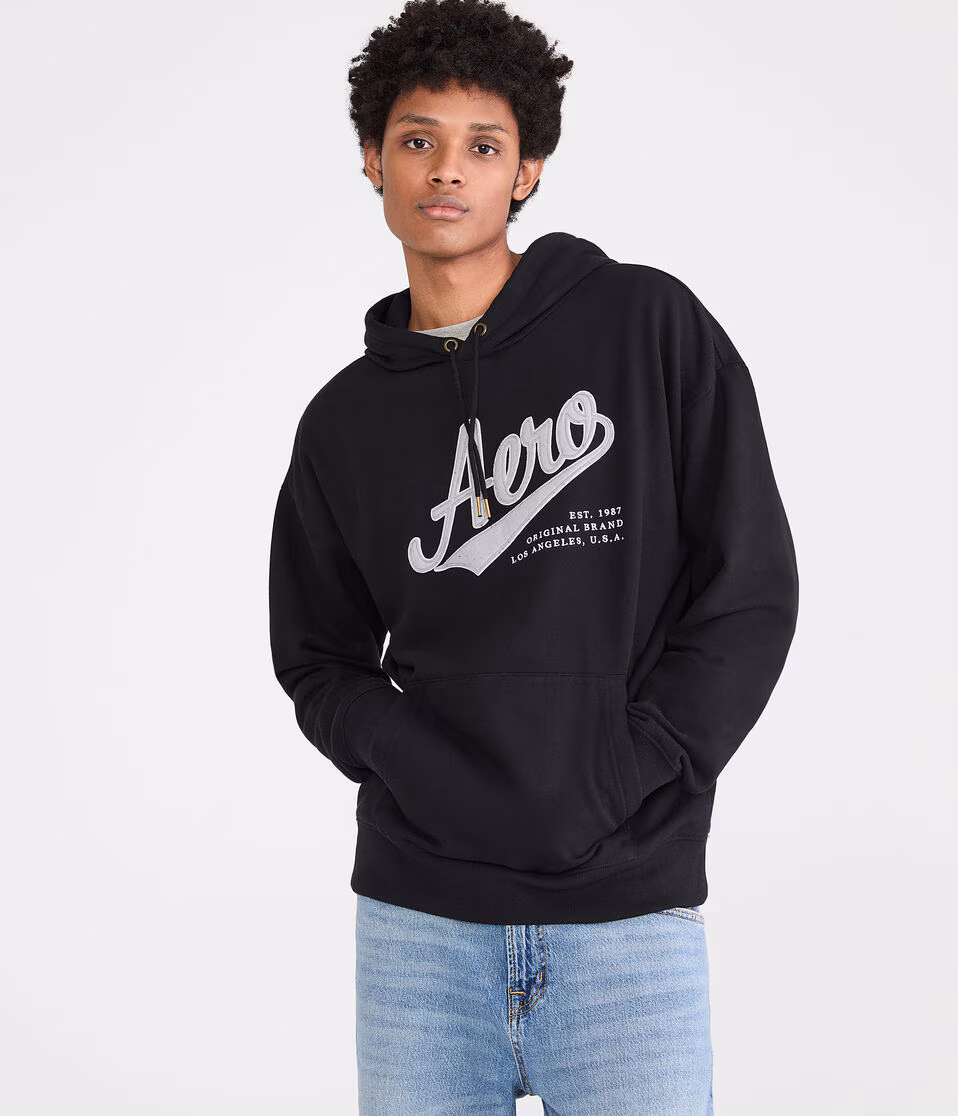 Aero Script Heritage Pullover Hoodie