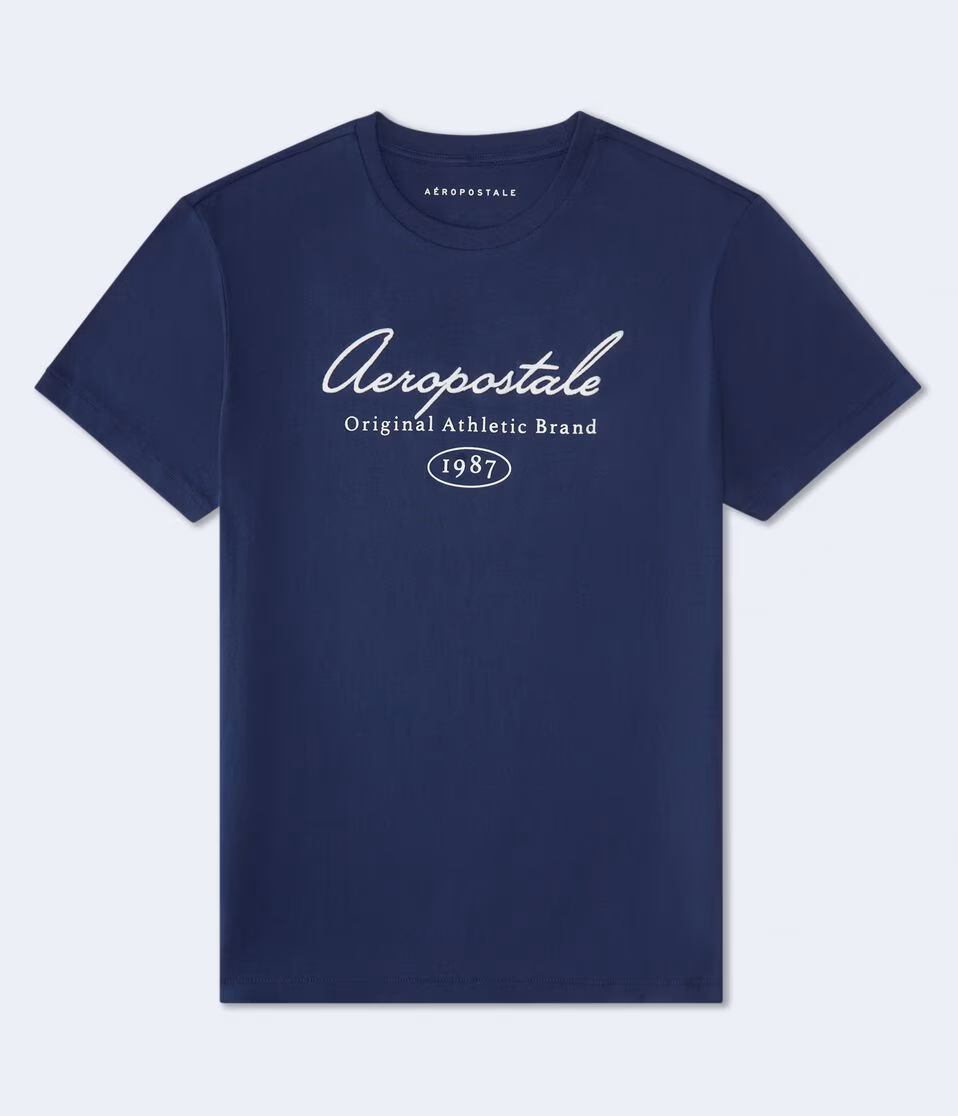 Aeropostale 1987 Script Graphic Tee