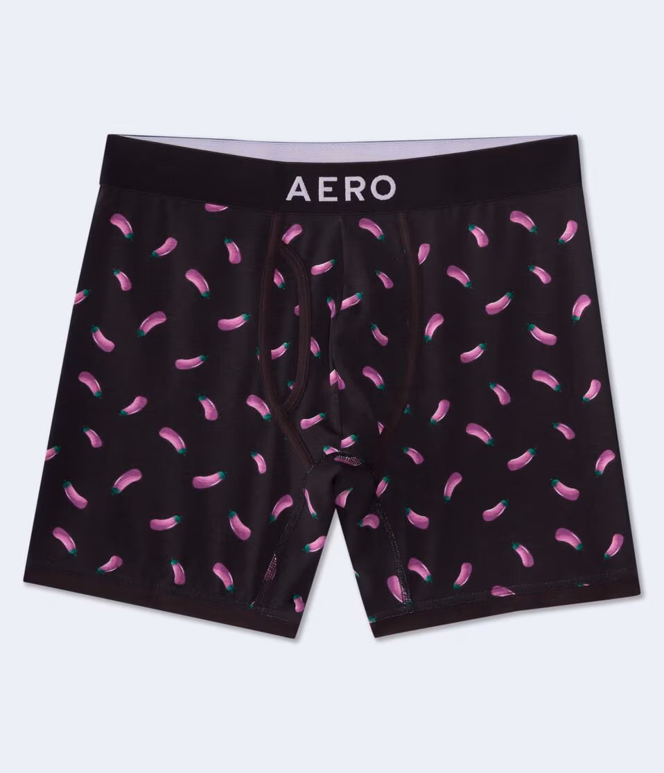 Eggplant 6" Boxer Brief