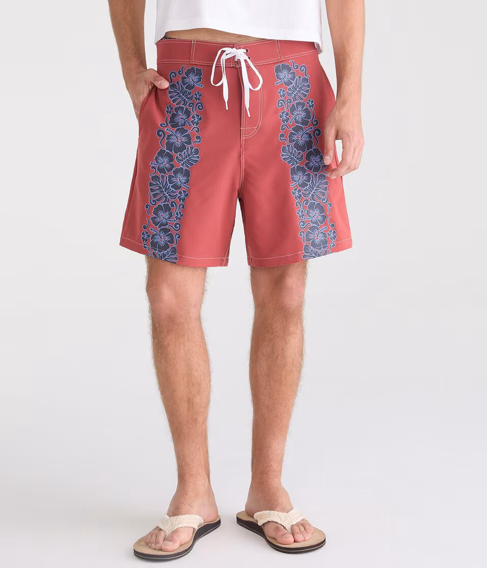 Quiksilver Hibiscus Swim Trunks 6"
