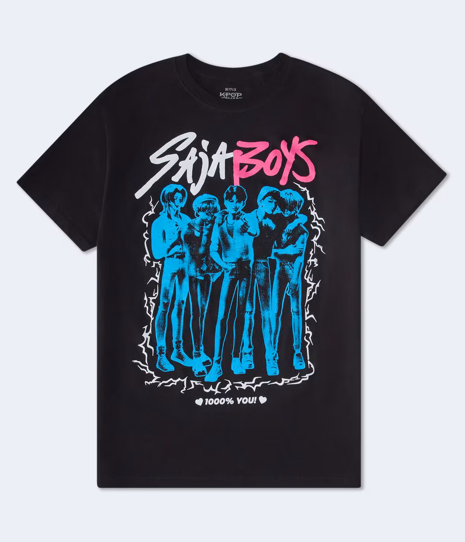 KPop Demon Hunters Saja Boys Relaxed Graphic Tee