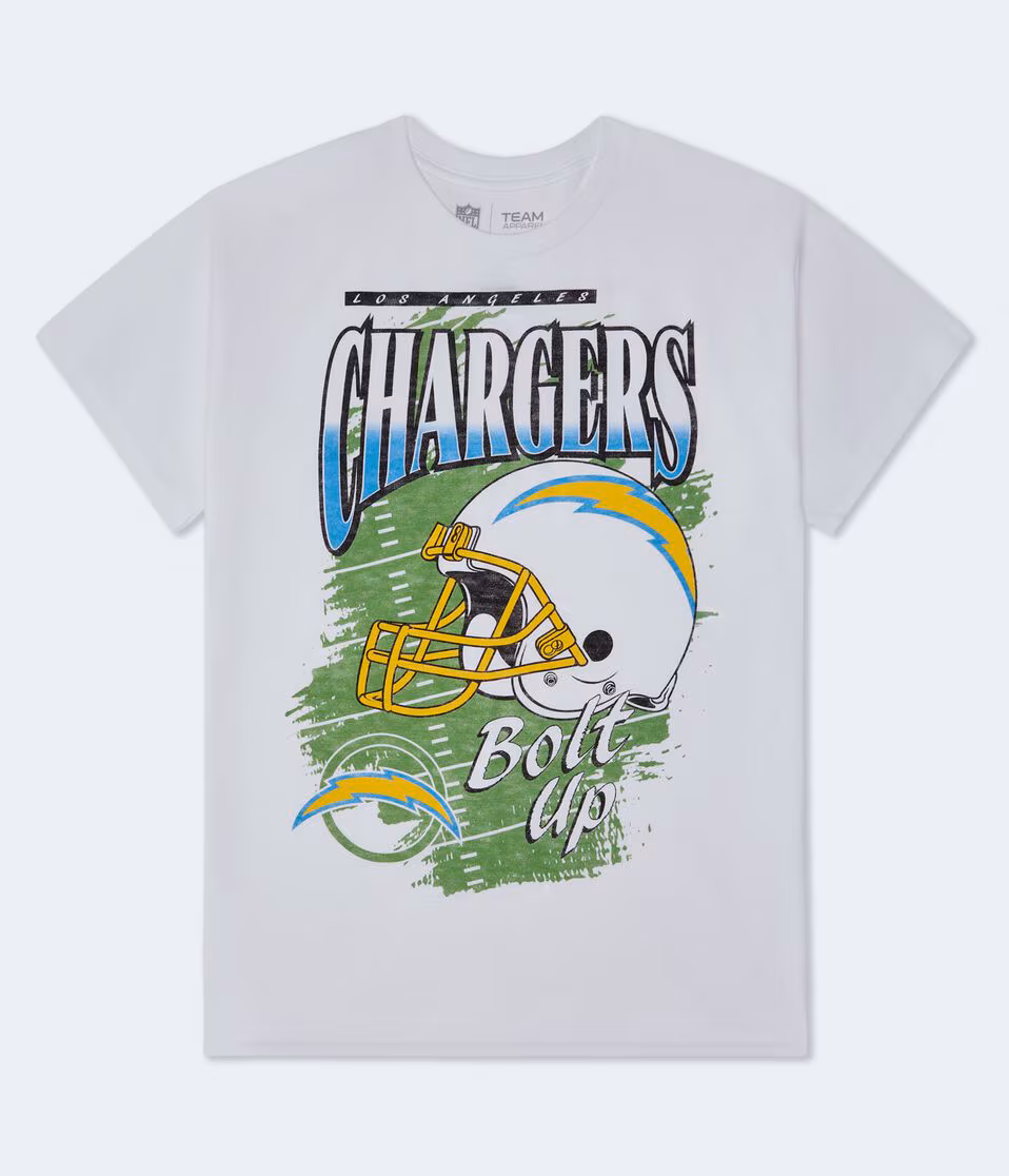 Los Angeles Chargers Helmet Relaxed Graphic Tee