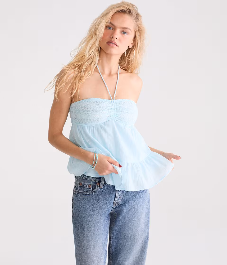 Crocheted Halter Top