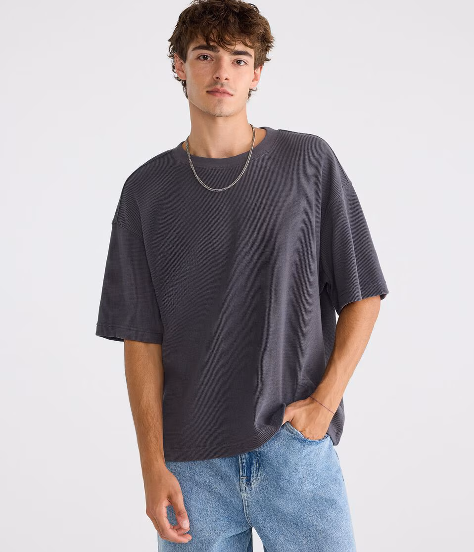Waffle Crew Tee
